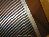 What to look for on used looms: Rust on reed